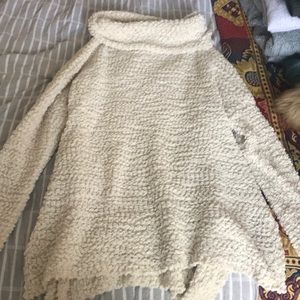 Cow neck sweater